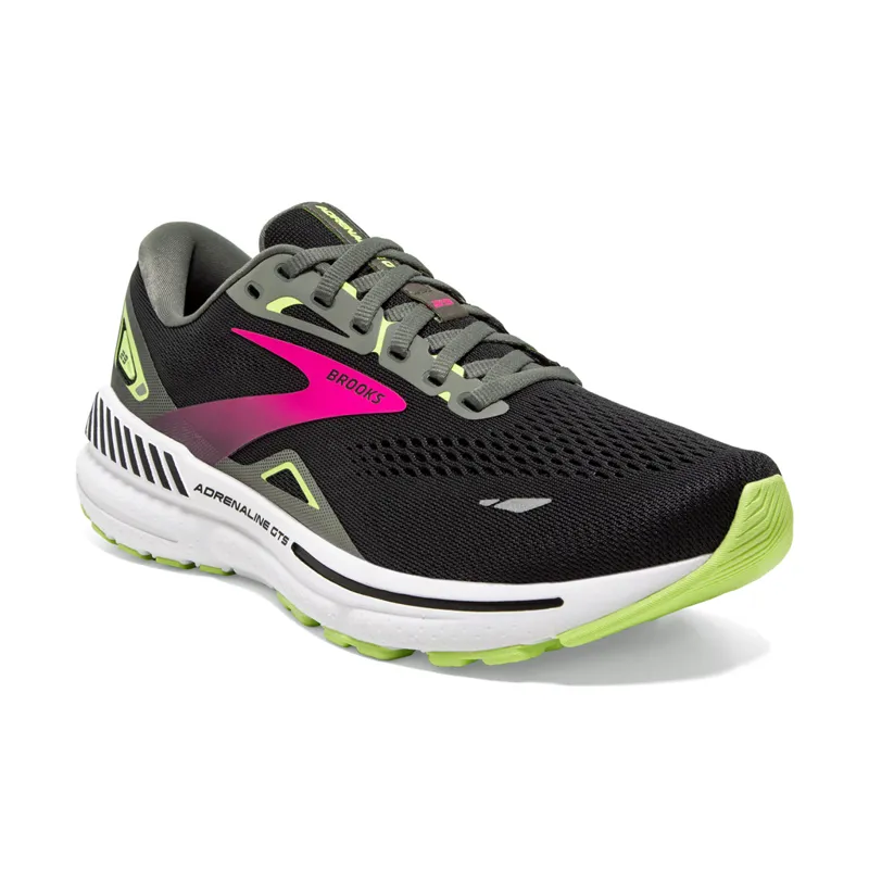 Adrenaline GTS 23 WIDE D Black Gunmetal Sharp Green Women's-1