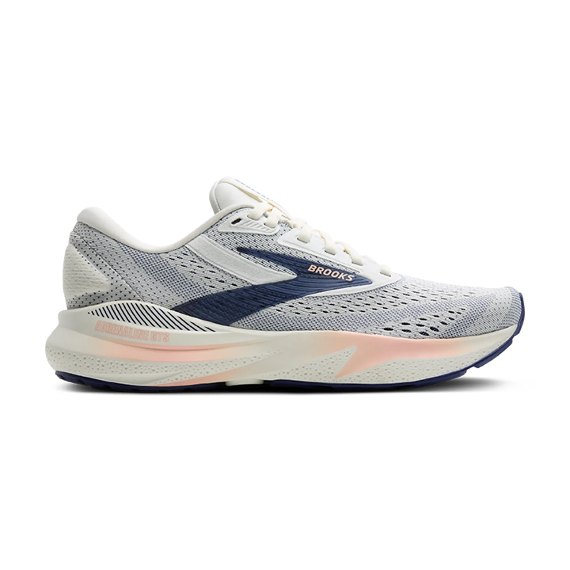 Brooks Adrenaline GTS 24 Grey Blue Ribbon Peach Women s