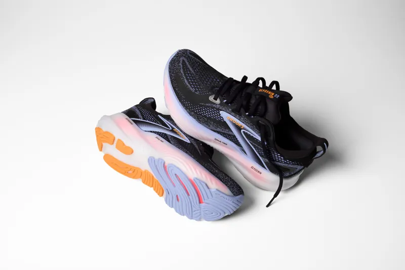 Glycerin 22 Black Blue Heron Orange Women's-8
