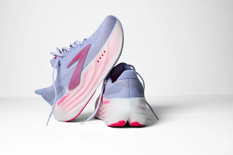 Brooks Glycerin Max Women's Neutral Cushioned Running Shoes Blue Heron Diva Pink White-8