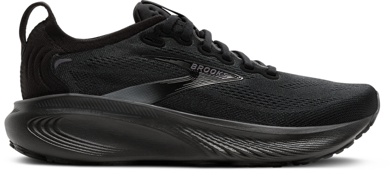 Brooks Adrenaline GTS 25 WIDE Women's Supportive Running Shoes - Black Black Ebony