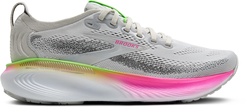 Brooks Adrenaline GTS 25 WIDE D Women's Supportive Running Shoes - Oyster Pink Green