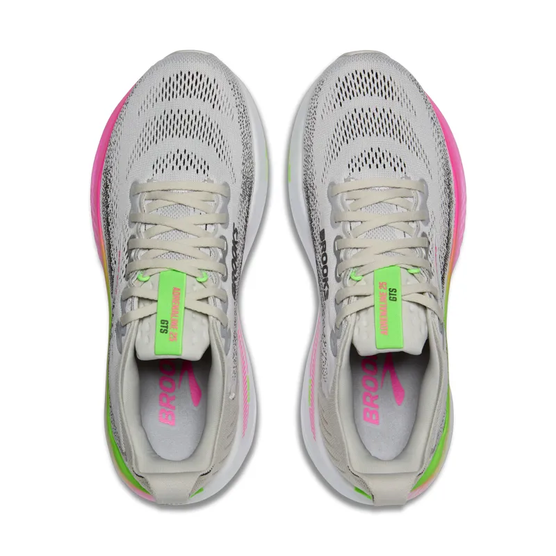 Brooks Adrenaline GTS 25 Women's Supportive Shoes - Oyster Pink Green-4