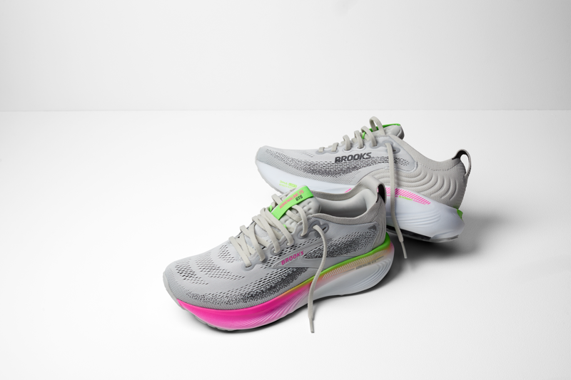 Brooks Adrenaline GTS 25 WIDE D Women's Supportive Running Shoes - Oyster Pink Green-5