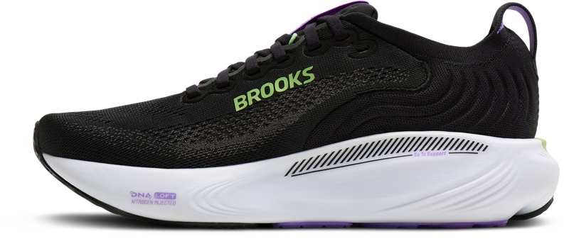 Brooks Adrenaline GTS 25 Women's Supportive Running Shoes - Black Blackened Pearl Purple-4