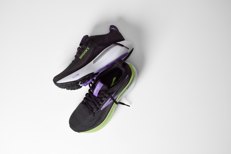 Brooks Adrenaline GTS 25 Women's Supportive Running Shoes - Black Blackened Pearl Purple-8