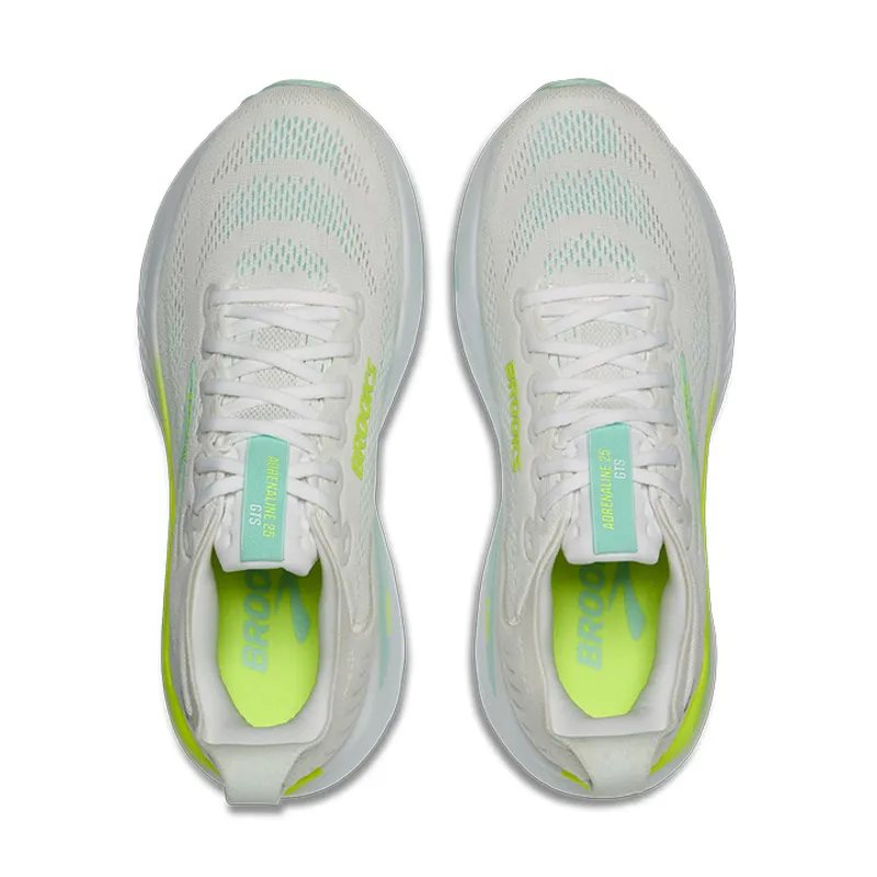 Brooks Adrenaline GTS 25 Women's Supportive Running Shoes - White Nightlife Yucca-7