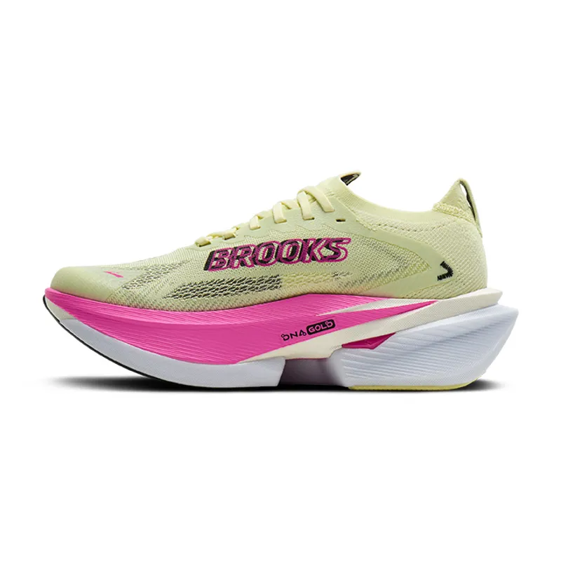 Brooks Hyperion Max 3 Women's Tempo Running Shoes - Luminary Cyber Pink Black-3