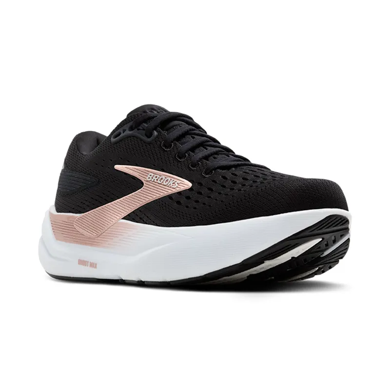 Brooks Ghost Max 3 Women's Neutral Running Shoe Black Black Rose Gold-1