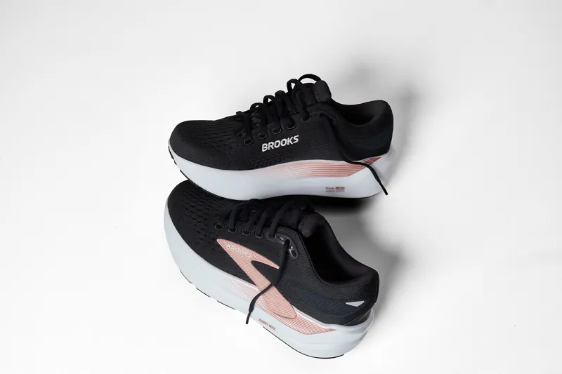 Brooks Ghost Max 3 WIDE D Women's Neutral Running Shoe Black Black Rose Gold-8