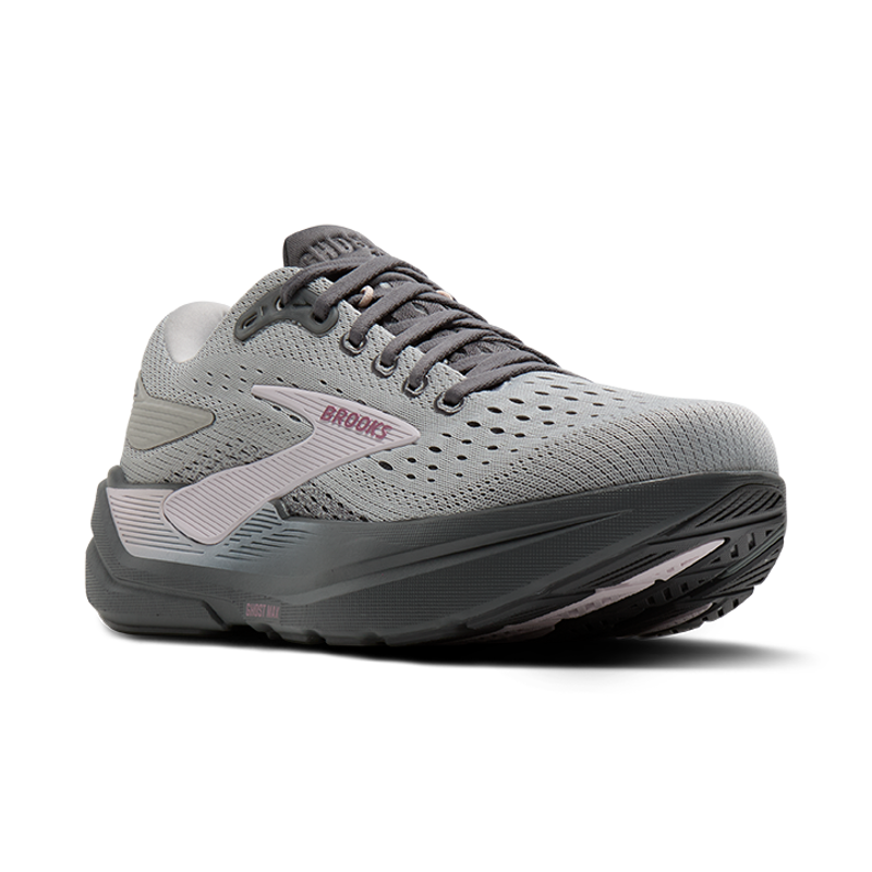 Ghost Max 3 Women's Running Shoes - Harbor Mist Poppy Seed Pink-1