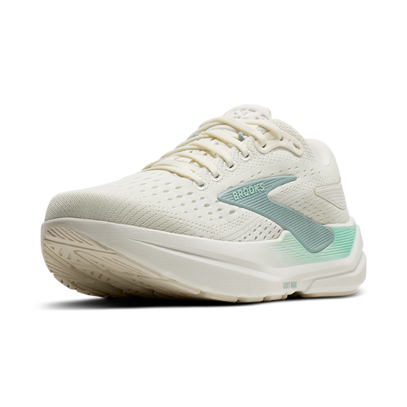 Brooks Ghost Max 3 Women's Running Shoes - Coconut Yucca Gray Mist-4