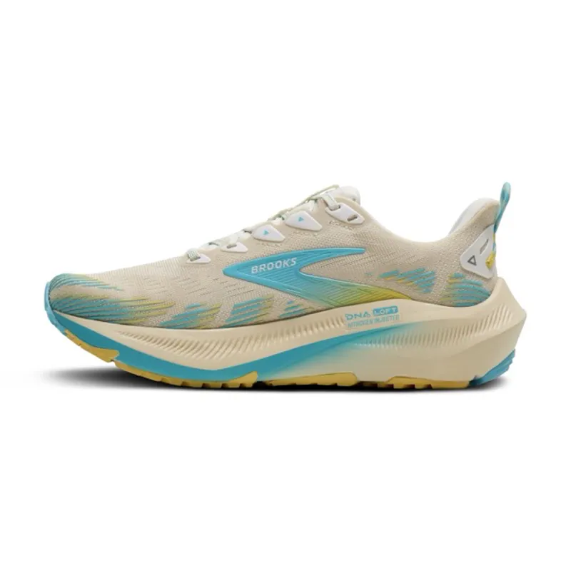 Brooks Ghost Trail Women's Running Shoe Sand Star White Golden Hour-5