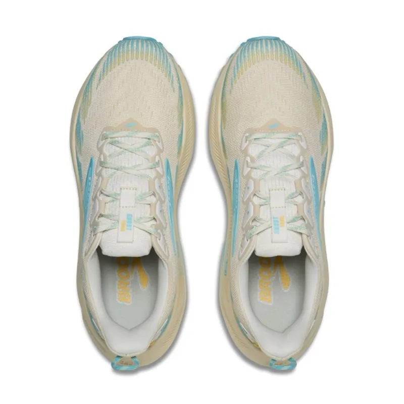 Brooks Ghost Trail Women's Running Shoe Sand Star White Golden Hour-6
