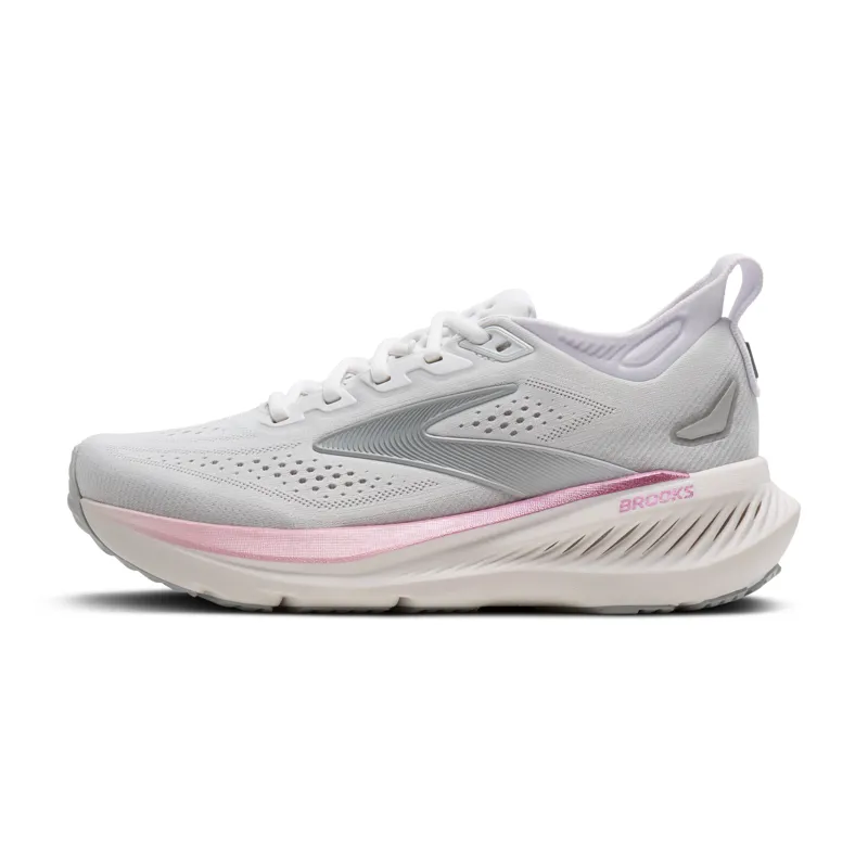 Brooks Glycerin 23 Women's Running Shoes - White Harbor Mist Metallic-2
