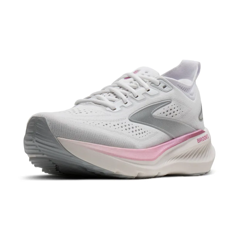 Brooks Glycerin 23 Women's Running Shoes - White Harbor Mist Metallic-3