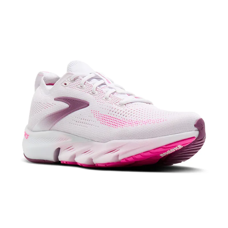 Brooks Glycerin Flex Women's Running Shoes - White Cyber Pink Argyle-1