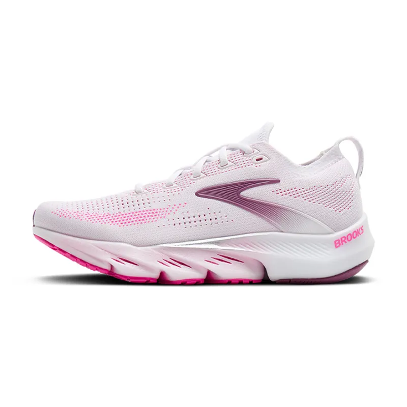 Brooks Glycerin Flex Women's Running Shoes - White Cyber Pink Argyle-3