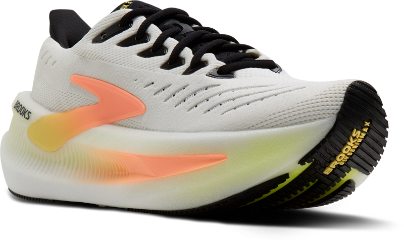 Brooks Glycerin Max 2 Women's Running Shoes - White Cyber Yellow Nightlife-1