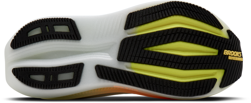 Brooks Glycerin Max 2 Women's Running Shoes - White Cyber Yellow Nightlife-7
