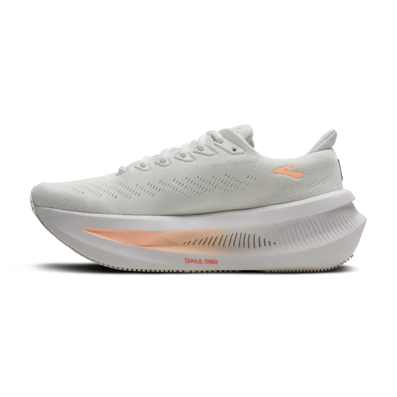 Brooks Glycerin Max 2 Women's Running Shoes - White Coral Peach-4