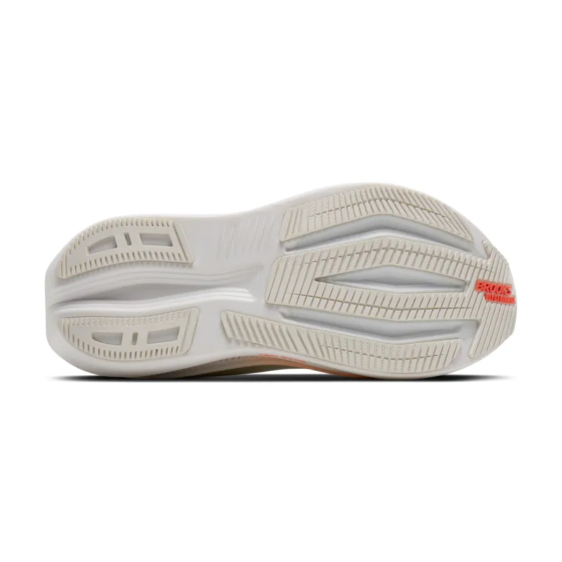 Brooks Glycerin Max 2 Women's Running Shoes - White Coral Peach-5