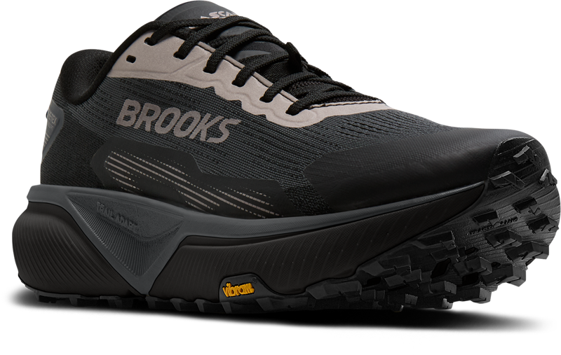 Brooks Cascadia 20 GTX Women's Trail Running Shoes - Black Ebony Nocturnal-1