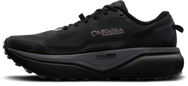 Brooks Cascadia 20 GTX Women's Trail Running Shoes - Black Ebony Nocturnal-3
