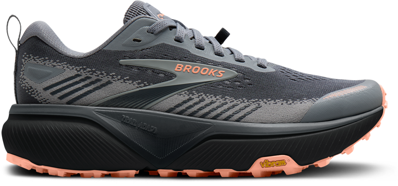 Brooks Cascadia 20 WIDE Women's Trail Running Shoes - Grey Grey Peach