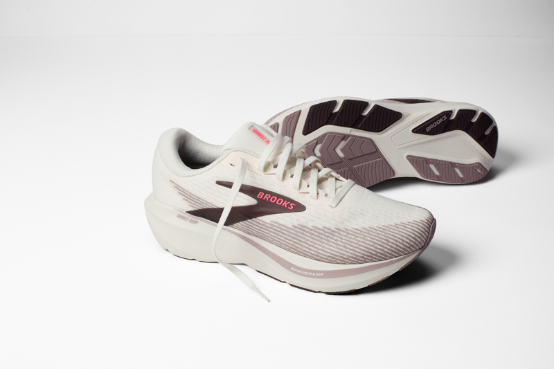 Brooks Ghost Amp Women's Running Shoes - Arctic Wolf Dove Pink-8