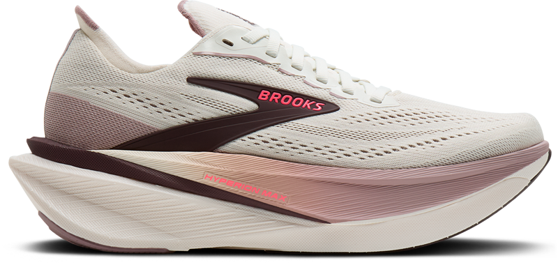 Brooks Hyperion Max 4 Women's Tempo Running Shoes - Coconut Raisin Pink