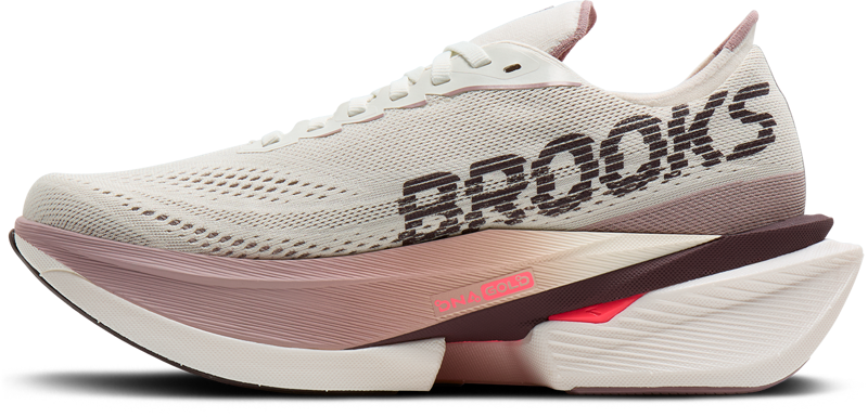 Brooks Hyperion Max 4 Women's Tempo Running Shoes - Coconut Raisin Pink-2