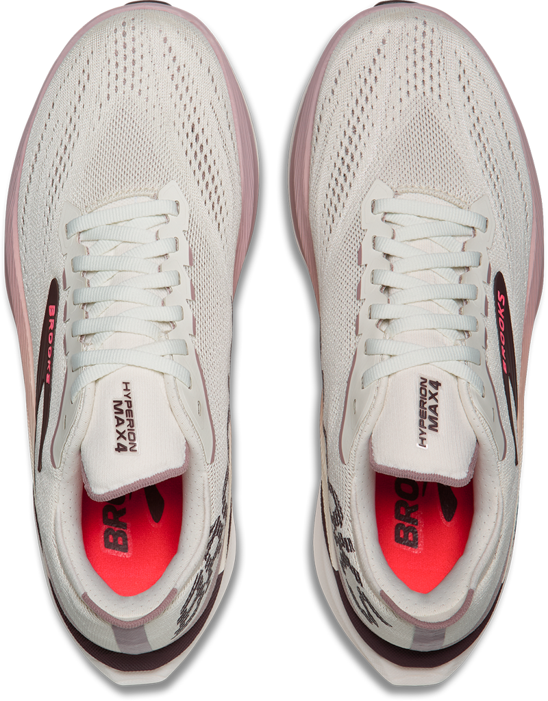 Brooks Hyperion Max 4 Women's Tempo Running Shoes - Coconut Raisin Pink-6