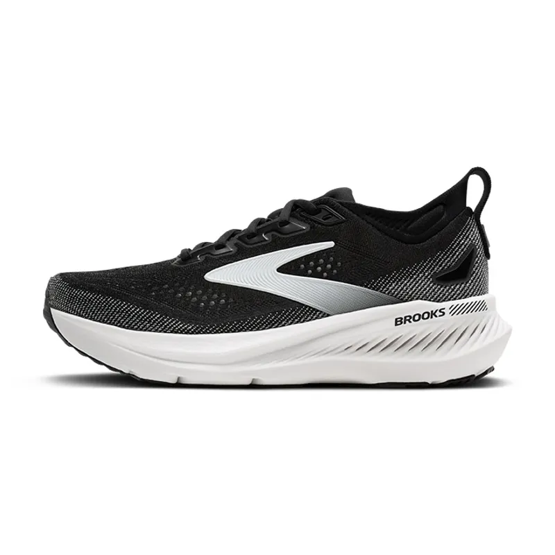 Brooks Glycerin GTS 23 Women's Supportive Running Shoes - Black Grey White-4