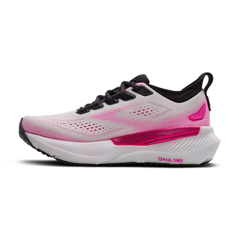 Brooks Glycerin GTS 23 Women's Supportive Running Shoes - White Phantom Cyber Pink-2