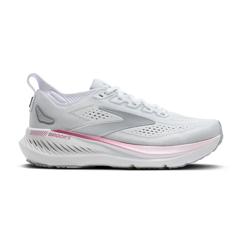 Brooks Glycerin GTS 23 Women's Supportive Running Shoes - White Harbor Mist Metallic