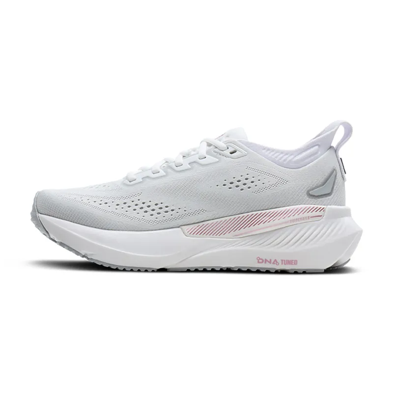Brooks Glycerin GTS 23 Women's Supportive Running Shoes - White Harbor Mist Metallic-3