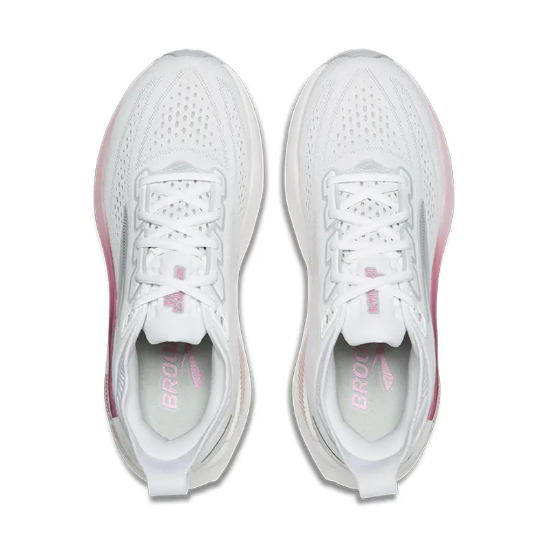 Brooks Glycerin GTS 23 Women's Supportive Running Shoes - White Harbor Mist Metallic-6