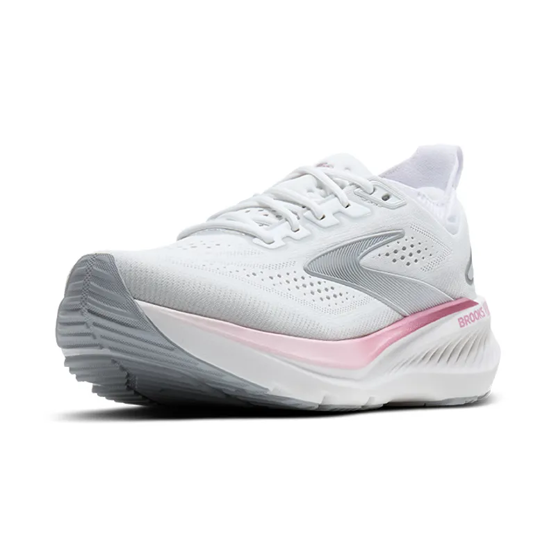 Brooks Glycerin GTS 23 Women's Supportive Running Shoes - White Harbor Mist Metallic-5