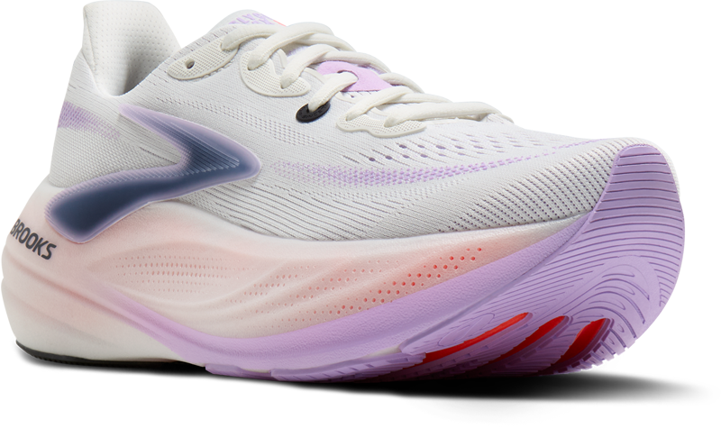 Brooks Glycerin Max 3 Women's Running Shoes - White Hyper Iris Coral-1