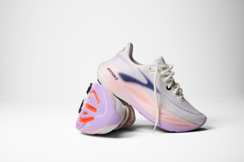 Brooks Glycerin Max 3 Women's Running Shoes - White Hyper Iris Coral-8