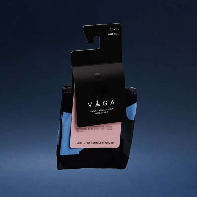 Headband Black Khaki Green Postal Blue-1