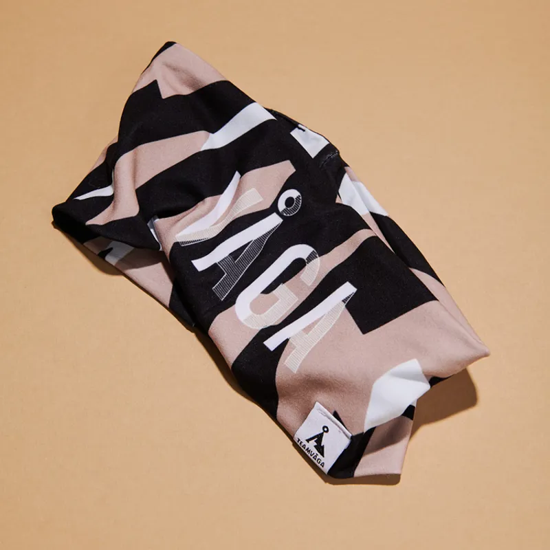 Headband Black Taupe Mist Blue