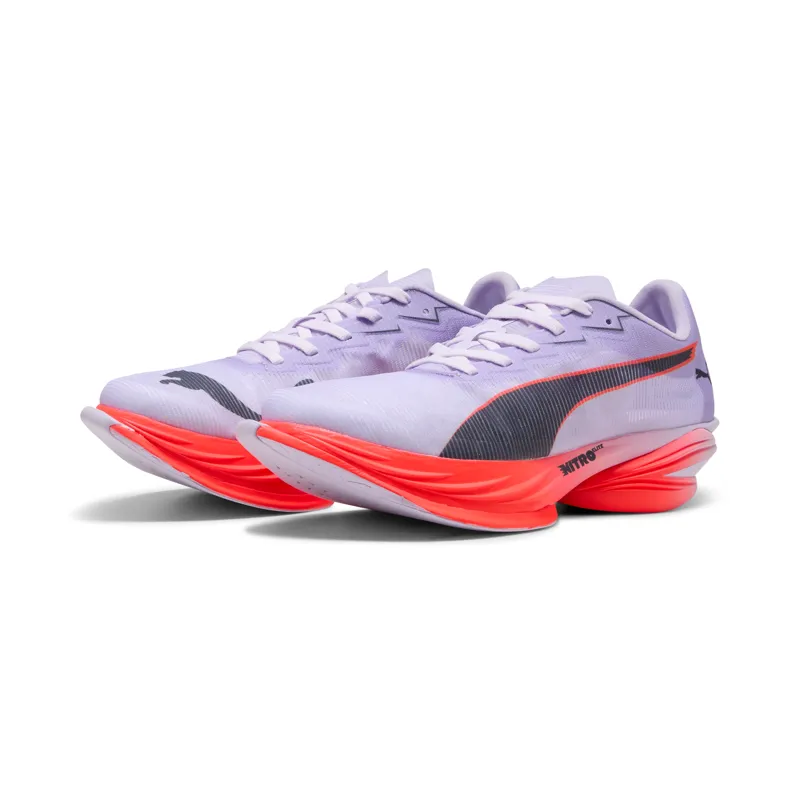 Puma FAST-R NITRO Elite 3 Women's Race Day Shoes - Light Lavender Ultra Red-2