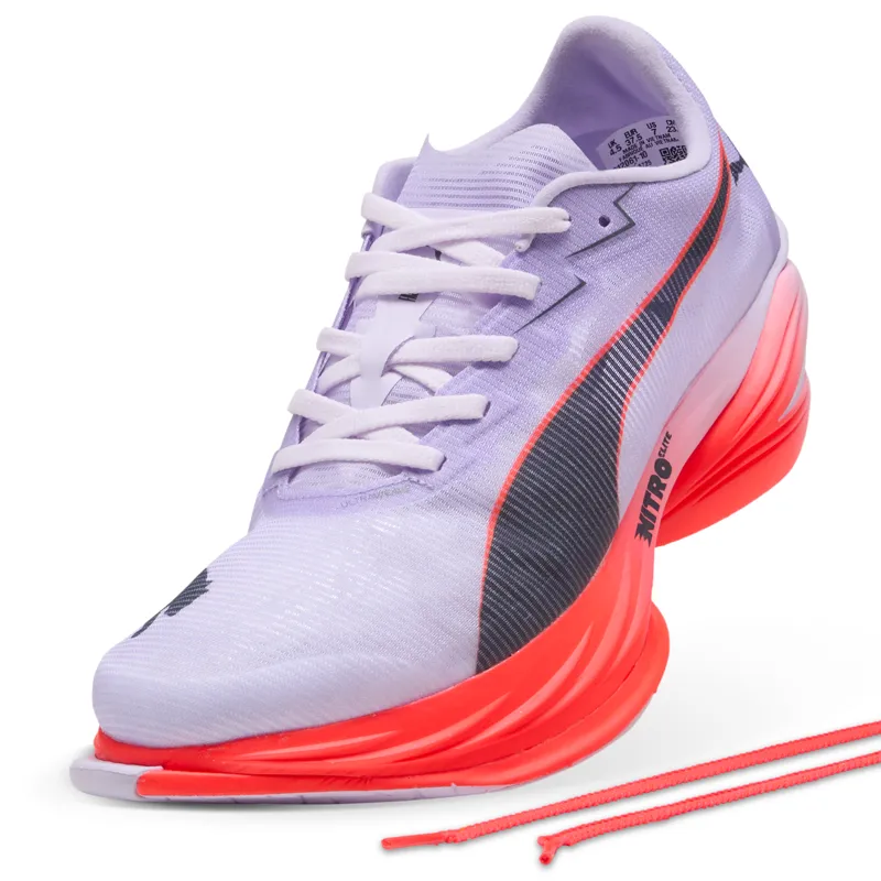 Puma FAST-R NITRO Elite 3 Women's Race Day Shoes - Light Lavender Ultra Red-4