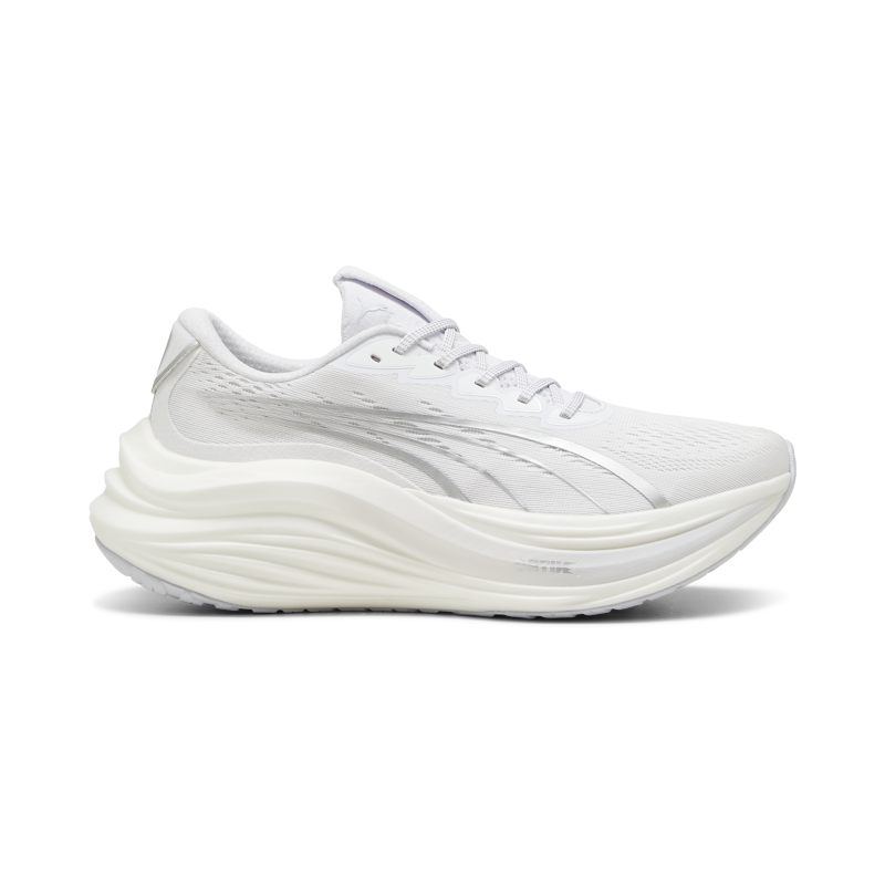 Puma MagMax NITRO Men's Cushioned Running Shoes White Silver-5