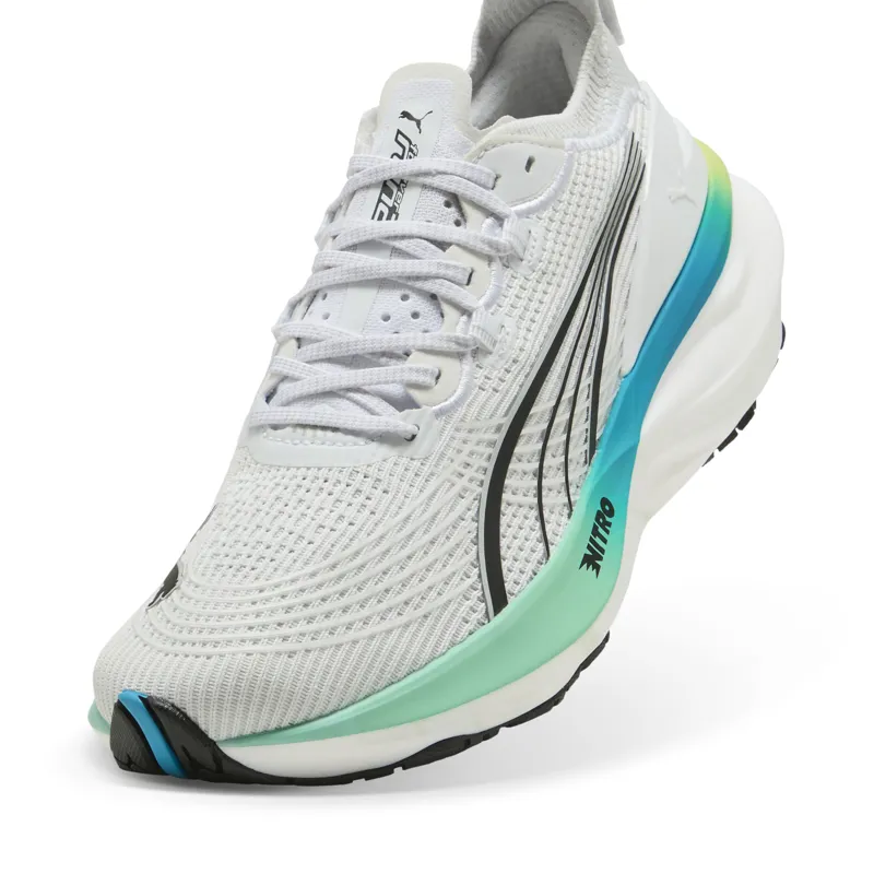 Puma ForeverRun NITRO 2 Women's Supportive Running Shoe White-Mint Melt-6