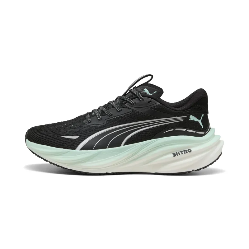 Puma Magnify NITRO 3 Women's Neutral Running Shoes Black-Mint Melt-2
