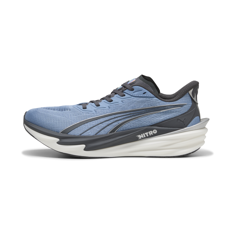 Puma Deviate NITRO 4 Men's Running Shoes - Zen Blue Moody Gray-1