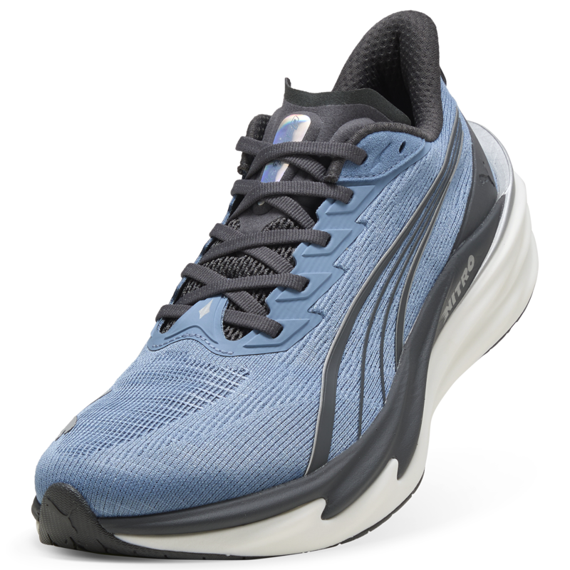 Puma Deviate NITRO 4 Men's Running Shoes - Zen Blue Moody Gray-4